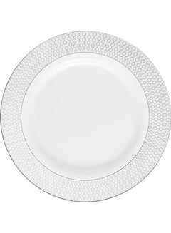 اشتري Royalford Velvett Collection 8" Stella White Quarter Plate- RF11753 Premium-Quality Opalware, Light-Weight and Food-Grade Plate with Elegant Hexagonal White 8inch في الامارات
