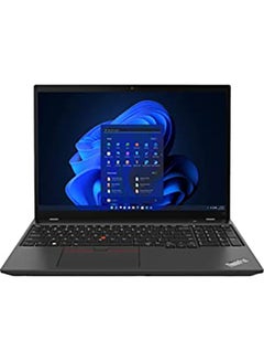اشتري ThinkPad T16 Laptop With 16-Inch Display, Core i7-1260P Processor/32GB RAM/1TB SSD/Intel UHD Graphics/Windows 11 Pro English black في الامارات