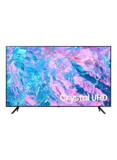 Buy 65-Inch 4K UHD Smart LED TV with Built in Reciever 65CU7000UXEG Black in Egypt