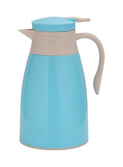 Buy Royalford 1000 ML / 33.5oz Hot and Cold Vacuum Flask- RF11182| Insulated Flask| Pink Glass Inner| Flask with Handle| Asbestos Free Blue in UAE