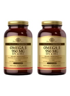 Buy Pack of 2 Triple Strength Omega 3 100 Soft Gels in Saudi Arabia
