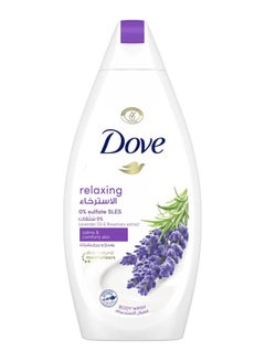 Buy Relaxing Body Wash With Lavender Oil And Rosemary Extract 500ml in UAE
