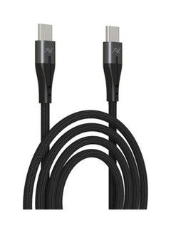 Buy Type-C To Type-C Sync And Charging Cable Black in Egypt