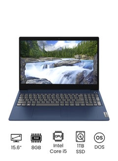 Buy IdeaPad 3 15IML05 Laptop With 15.6-Inch Display, Core i5-10210U Processor/8GB RAM/1TB HDD/DOS(Without Windows)/2GB Nvidia MX130 Graphic Card Abyss Blue in Saudi Arabia