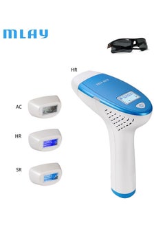 اشتري 3 In 1 Laser Hair Removal For Women And Men Newest At Home IPL Device Painless For Face Armpits Legs Arms في مصر