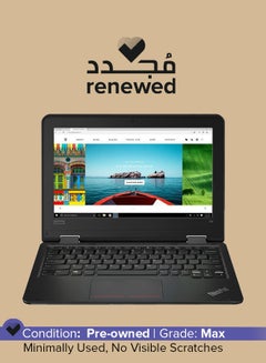 Buy Renewed - ThinkPad 11e Gen 5 Laptop With 11.6 Inch LED Display,Intel Celeron N4120/4GB RAM/128GB SSD/Windows 10 Pro Black in UAE