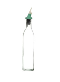 اشتري Oil Dispenser Bottle, 500ml Glass Bottle, RF10566 | Oil Dispenser Bottle for Kitchen | Premium Glass & ABS Oil and Vinegar Cruet with Spout | No-drip Oil Bottle Clear في الامارات