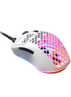 اشتري SteelSeries Aerox 3 (2022) - Super Light Gaming Mouse - 8,500 CPI TrueMove Core Optical Sensor - Ultra-lightweight, Water Resistant Design في السعودية