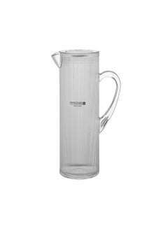 Buy Portable Multi-Purpose Jug Acrylic BPA-Free Water Juice Jug With Lid For Home, Cafes, Restaurants, Bar 1.5 liter Transparent in UAE