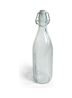 Buy Royalford Glass Bottle|RF11235|1000 ML| Transparent Borosilicate Glass Bottle, Perfect for Storing Beverages, Water, Oil, Vinega Clear in UAE
