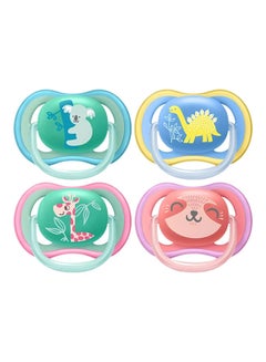Buy 2 Pieces Ultra Air Animals Soother Sil Deco Assorted in UAE