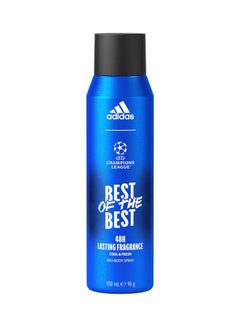 Buy UEFA Best of the Best Deodorant Body Spray 150ml in UAE