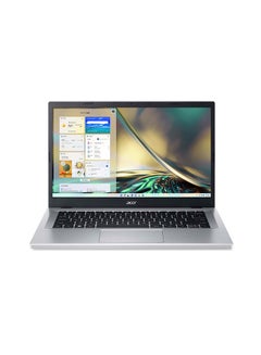 Buy Aspire 3 Notebook With 15.6-Inch Display, Core i7-1255U Processor/8GB RAM/512GB SSD/Intel Iris XE Graphics/Windows 11 Arabic Silver in UAE