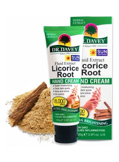 Buy Fluid Extract Licorice Root Hand Cream White 100grams in Saudi Arabia