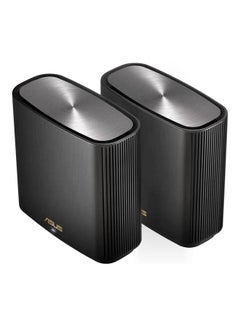 Buy ZenWiFi XT9 AX7800 Tri-Band WiFi 6 Mesh System (2 Pack) Black, 802.11ax, up to 5700 sq ft & 6+ rooms, AiMesh, Lifetime Free Internet Security, Parental Controls, Easy Setup, 2.5G WAN port Black in Saudi Arabia