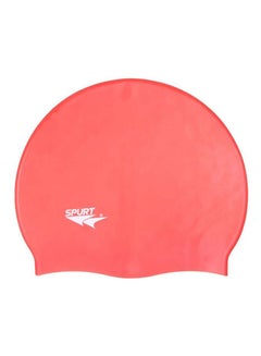 اشتري قبعة سباحة مصنوعة من السيليكون مع حقيبة بسحاب One Size في مصر