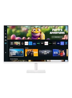 اشتري 32 Inch Smart Monitor M5 , Smart TV Experience, GamingHub, Built-in IoT Hub & Speakers, Remote Access, LS32CM501 White في الامارات