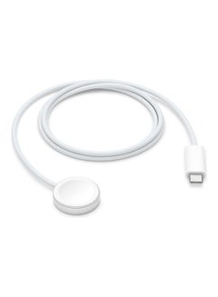 Buy Watch Magnetic Fast Charger To USB-C Cable White in Saudi Arabia