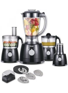 Buy 5-In-1 Food Processor With Blender And Juicer 600.0 W E02412 Black in Saudi Arabia