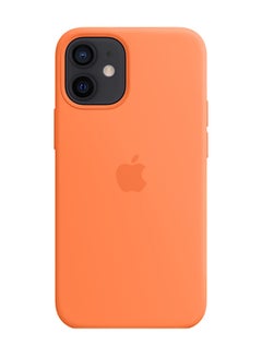 Buy iPhone 12 mini Silicone Case with MagSafe Kumquat in Egypt