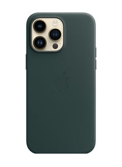 Buy iPhone 14 Pro Max Leather Case with MagSafe Forest Green in Saudi Arabia