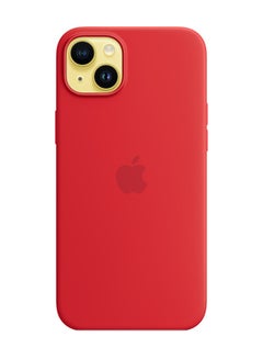 Buy iPhone 14 Plus Silicone Case with MagSafe (PRODUCT)RED in Egypt