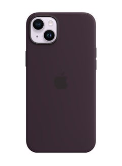 Buy iPhone 14 Plus Silicone Case with MagSafe Elderberry in UAE