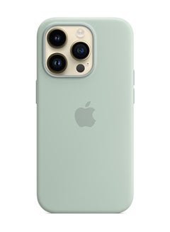 Buy iPhone 14 Pro Silicone Case with MagSafe Succulent in UAE