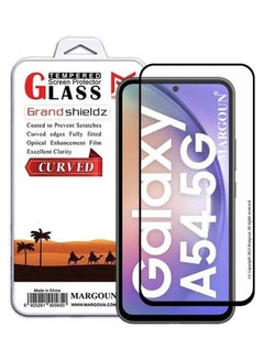 Buy Screen Protector for Samsung Galaxy A54 5G Full Coverage Screen Glass 9H Hardness Anti Fingerprint Scratch CLEAR in Saudi Arabia