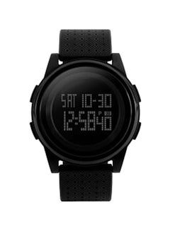 اشتري Men's Water Resistant Digital Watch J1633B - 45 mm - Black في السعودية