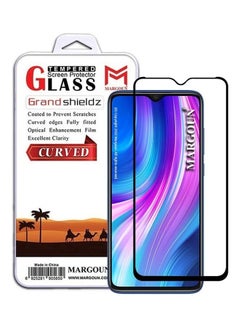 Buy XIAOMI Redmi Note 8 PRO Screen Protector Tempered Glass 9H Anti-Scratch Shatterproof HD Edge to Edge Full Coverage Film 6.56 inch clear in UAE