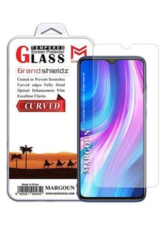 Buy XIAOMI Redmi Note 8 PRO Screen Protector Tempered Glass full clear Anti-Scratch Shatterproof 6.56 inch clear in UAE