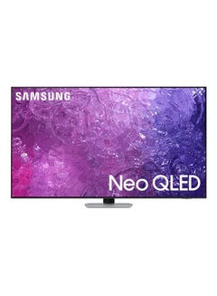 Buy Samsung 85 Inch Neo QLED 4K Smart TV 2023 QA85QN90CAUXZN Carbon Silver in UAE