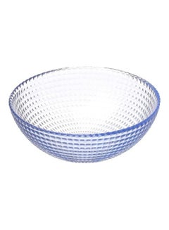 Buy Generation Glass Bowl Set, 12 Cm- 350 Ml- 6 Pieces - Clear Blue-Turkey Made 340ml in Egypt