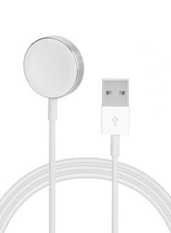 Buy 10000.0 mAh Iwatch Magnetic Wireless Charger White in UAE