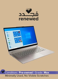 اشتري Renewed - Yoga Laptop With 14 Inch Touch Display,Core i7/10th Gen/16GB RAM/512GB SSD/Windows 10 English Gold في الامارات