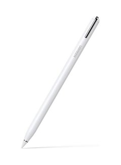 اشتري قلم ايباد ستايلس ذكي عالي التقنية بحساسية الإمالة / مغناطيسي قوي قلم ستايلس عالمي من الجيل الأول والثاني، متوافق مع ايباد برو و ايباد 2018-2022، ايباد، ايباد اير، ايباد ميني لون أبيض في الامارات