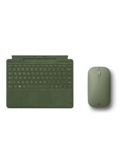 اشتري MS Surface Signature Keyboard + Surface Modern Mobile Mouse Forest في الامارات