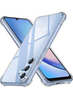 Buy Samsung Galaxy A34 5G Case Clear Slim Fit For Soft TPU Back Flexible Silicone Cover Clear in UAE