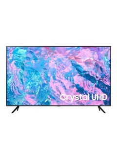 Buy Samsung 75 Inch 4K UHD Smart LED TV with Built-in Receiver 75CU7000 Black in Egypt