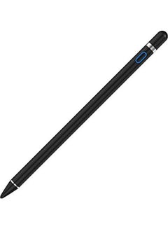 Buy Excellent Series Rechargeable Active Capacitive Stylus Pen Magnetic Cap Compatible With Android And Ios Black in UAE