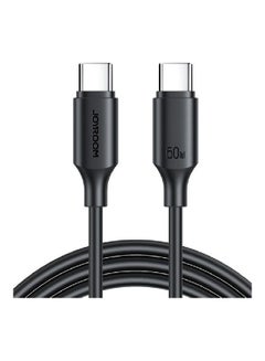 اشتري 60W Usb C To Usb C Cable 1M Pd Fast Charging Cord Type C Compatible With Samsung Galaxy S23/22/Z Fold/Z Flip Google Pixel 7 /6A Ps5 Black في الامارات