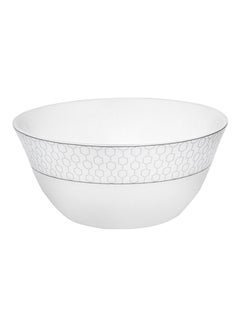 اشتري Velvett Collection 4" Stella White Salad Bowl Premium-Quality Opalware Light-Weight and Food-Grade Bowl with Elegant Hexagonal Design White 4inch في الامارات