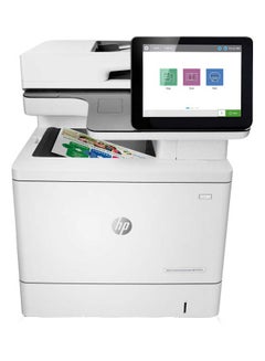 اشتري Color Laser Jet Enterprise MFP M578dn Functioned With Print Copy Scan Fax Optional From 5 To 15 Users Duty Cycle Monthly A4 Is Up To 80000 Pages White في الامارات