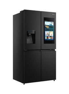 اشتري 541L Net Capacity Smart Refrigerator With Touch Screen Water Dispenser Ice Maker Stainless Steel RQ759N4IBU1 أسود في الامارات