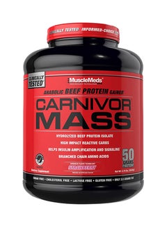 اشتري Carnivor Mass Gainer Beef Protein, Strawberry - 5.79 lbs في السعودية