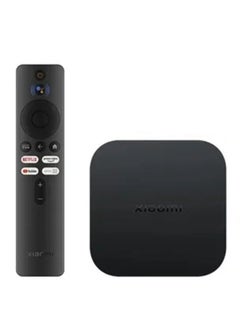 Buy Mi Box S (2nd Gen) 2023 with 4K Ultra HD Streaming Media Player |Dual Band Connectivity |Google TV And Google Assistant & Remote Supported Black in Egypt