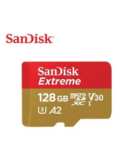 اشتري بطاقة الذاكرة Sandisk الأصلية 128 جيجابايت Extreme Micro SD Card A2 V30 U3 Flash Card TF Card 128.0 GB في الامارات