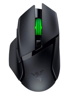 اشتري Basilisk V3 X Hyper Speed Customizable Wireless Gaming Mouse Mechanical Switches Gen 2 5G Advanced 18K Optical Sensor Chroma Rgb 9 Programmable Controls 285 hours of battery Life في الامارات