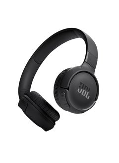 Buy Tune 520Bt Wireless On Ear Headphones Pure Bass Sound 57H Battery Hands Free Call Plus Voice Aware Multi Point Connection Lightweight And Foldable Black in UAE